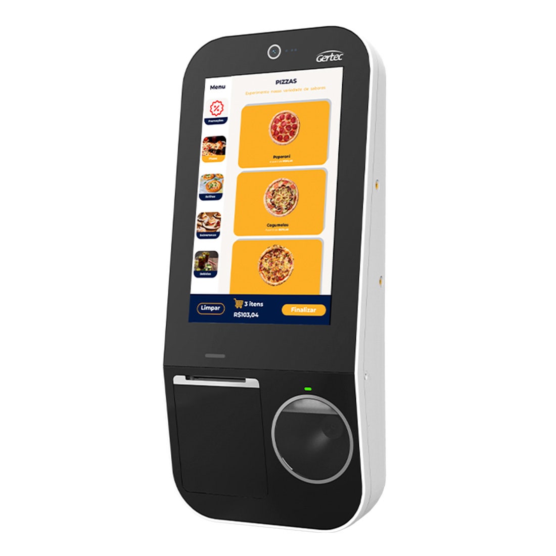 Terminal Auto Atendimento com Gertec Smart Kiosk SK210: Transformando a Experiência de Atendimento