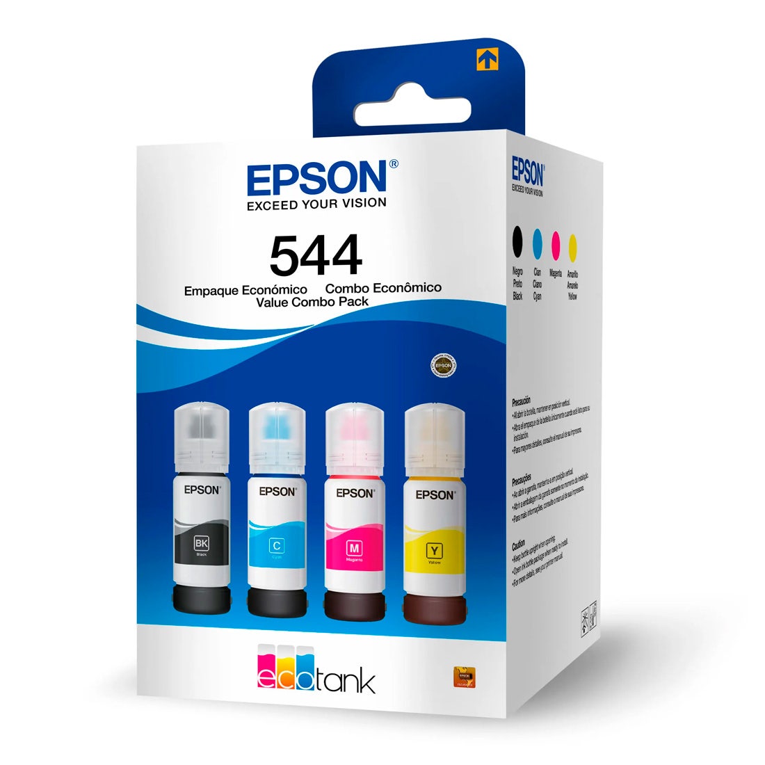 Refil de Tinta Epson KIT 4 Cores T544520-4P: Economia e Alta Qualidade de Impressão