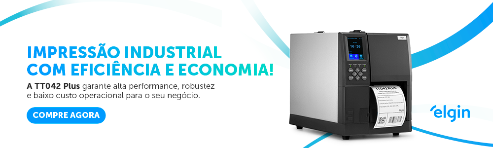 Elgin TT042 Plus: Impressão industrial com eficiência e economia!